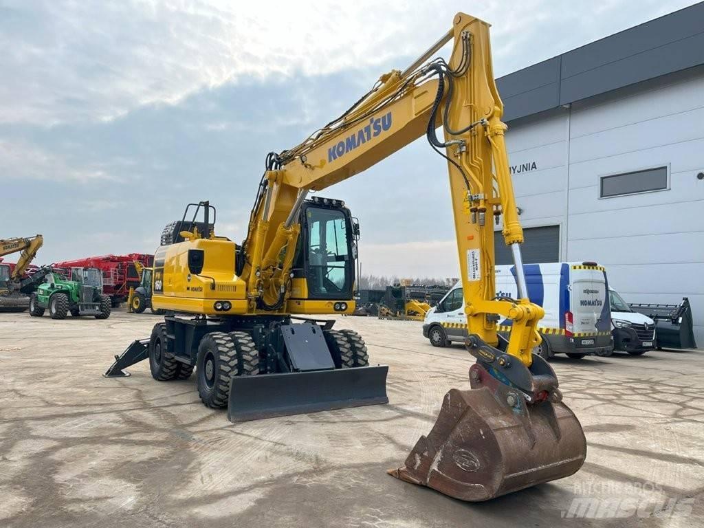 Komatsu PW160-11 Lastik tekerli ekskavatörler