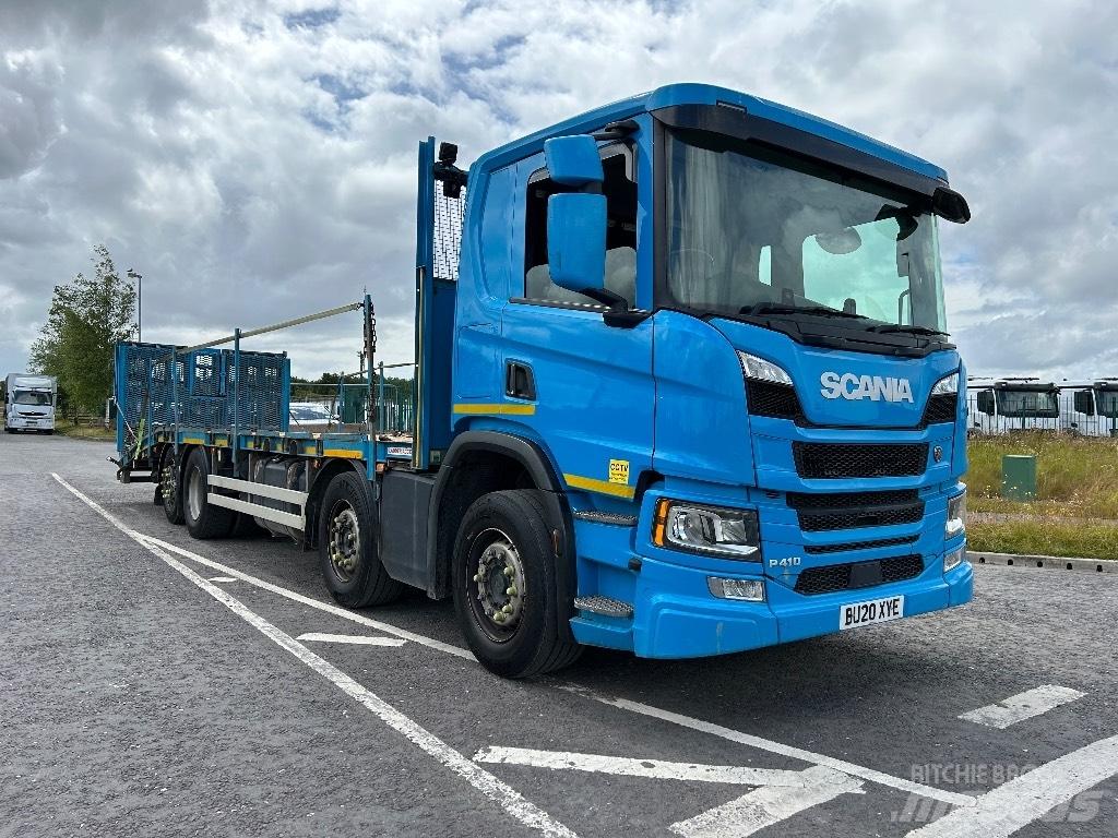 Scania P 410 Düz Platformlu Oto Çekiciler/vinçli kamyonlar