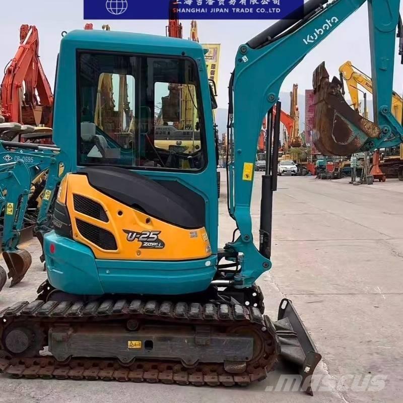 Kubota U 25 Mini ekskavatörler, 7 tona dek