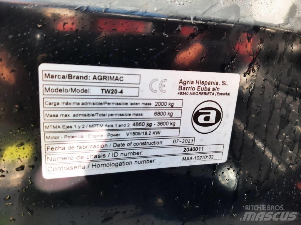 Agrimac TW20-4KL Arazi tipi forklift