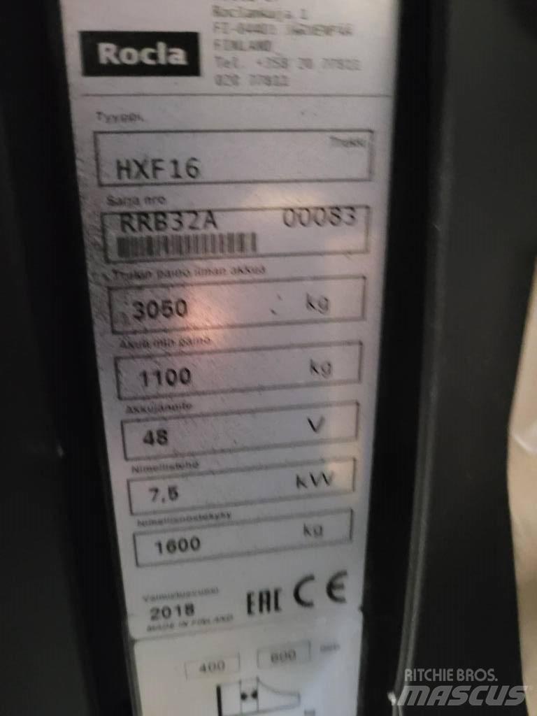 Rocla HXF16 Reach truck - depo içi istif araçları
