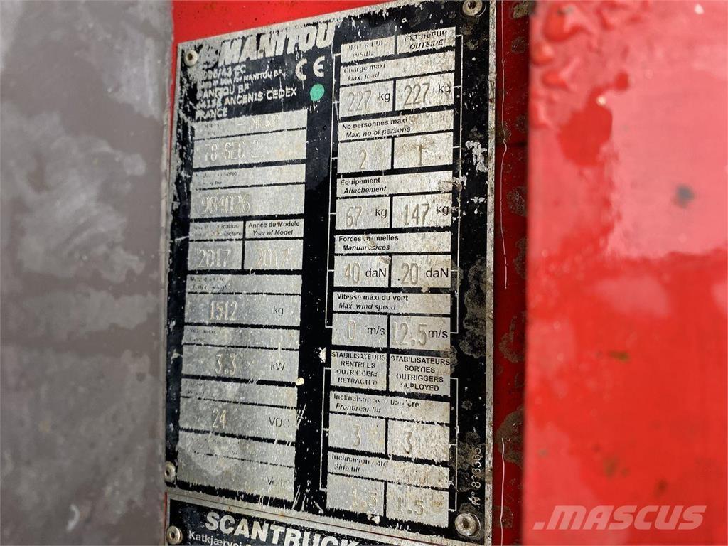 Manitou 78SEC Makasli platformlar