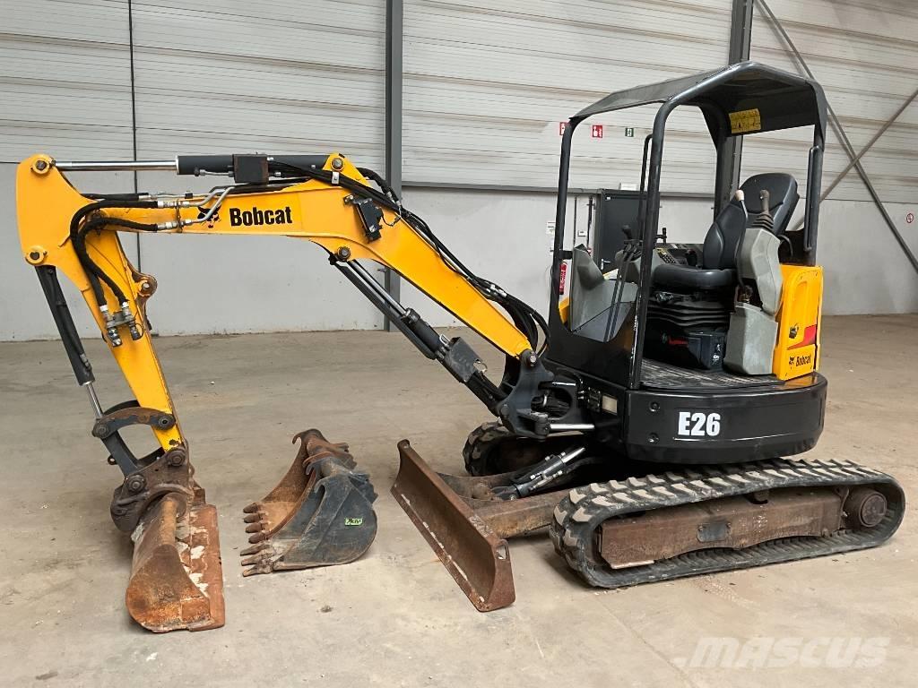 Bobcat E 26 EM Mini ekskavatörler, 7 tona dek