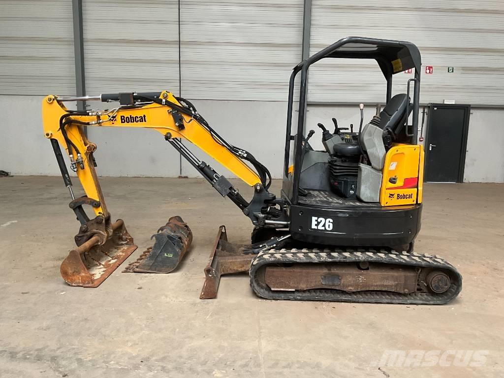 Bobcat E 26 EM Mini ekskavatörler, 7 tona dek