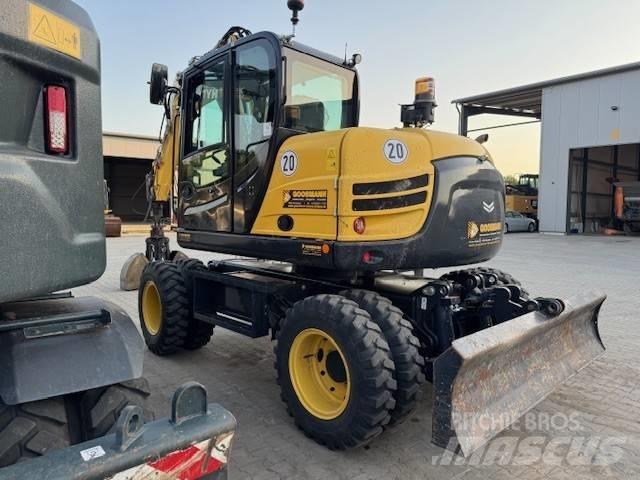 Yanmar B 110 W Lastik tekerli ekskavatörler