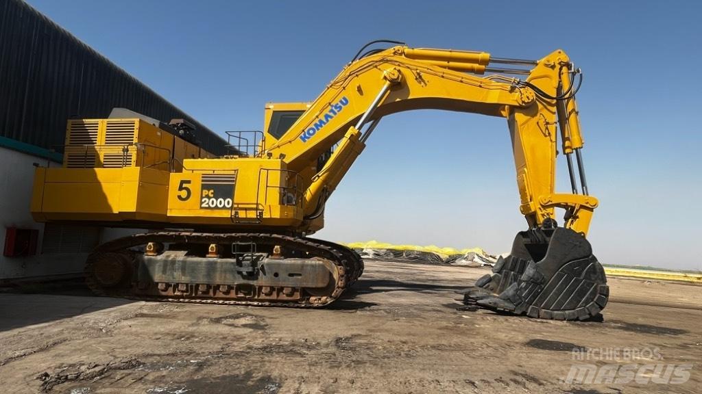 Komatsu PC 2000-8 Paletli ekskavatörler
