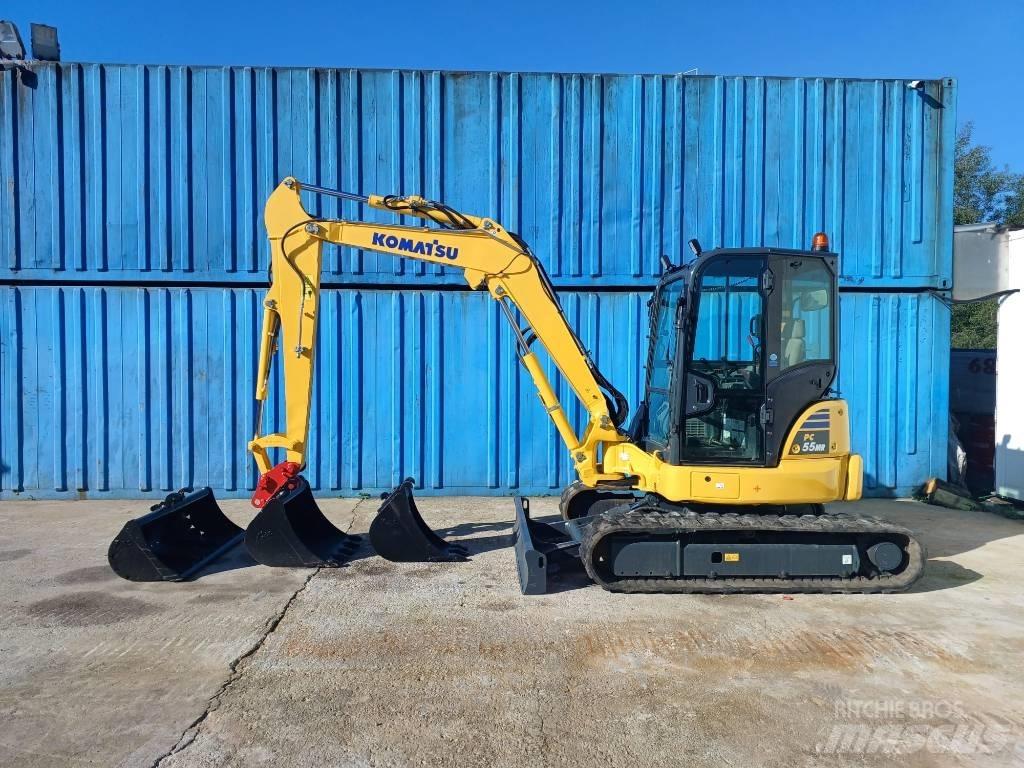 Komatsu PC 55 MR-5 Mini ekskavatörler, 7 tona dek