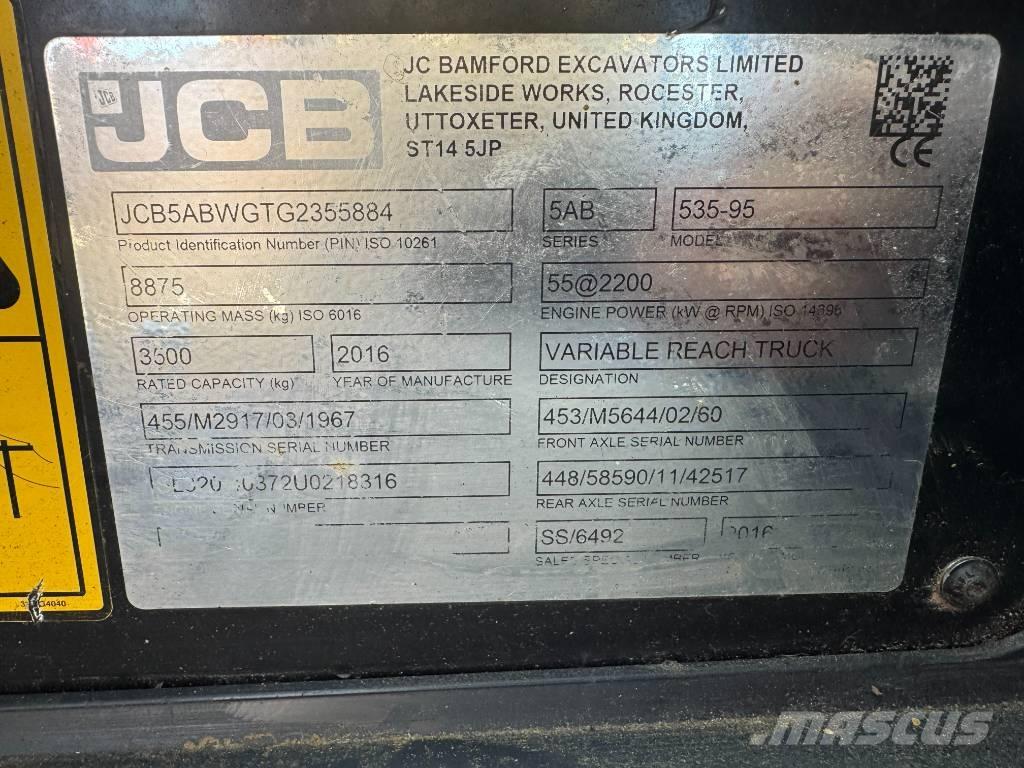 JCB 535-95 T4 Teleskopik yükleyiciler