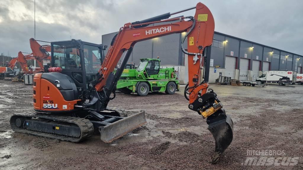 Hitachi ZX55-6CLR Mini ekskavatörler, 7 tona dek