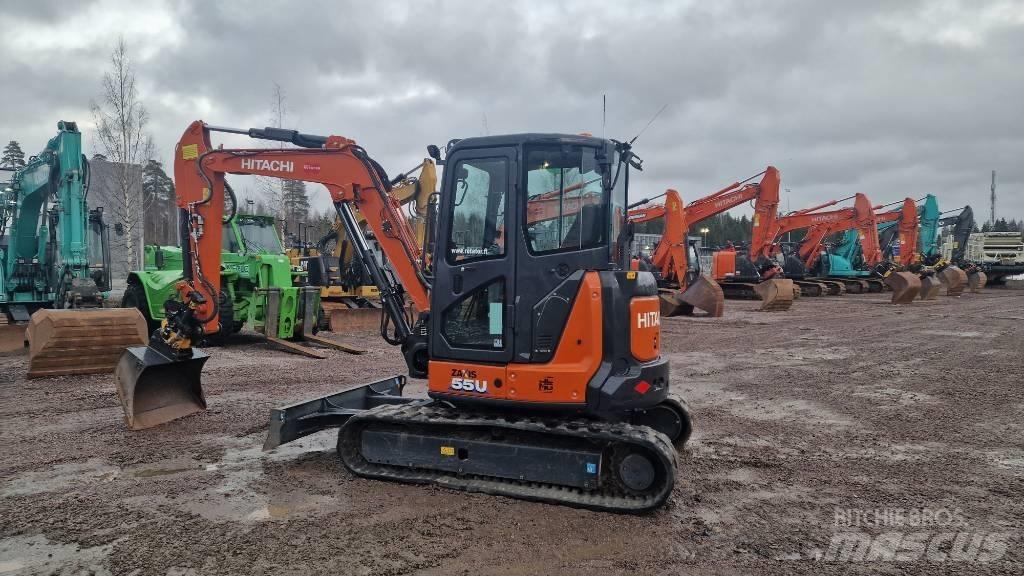 Hitachi ZX55-6CLR Mini ekskavatörler, 7 tona dek