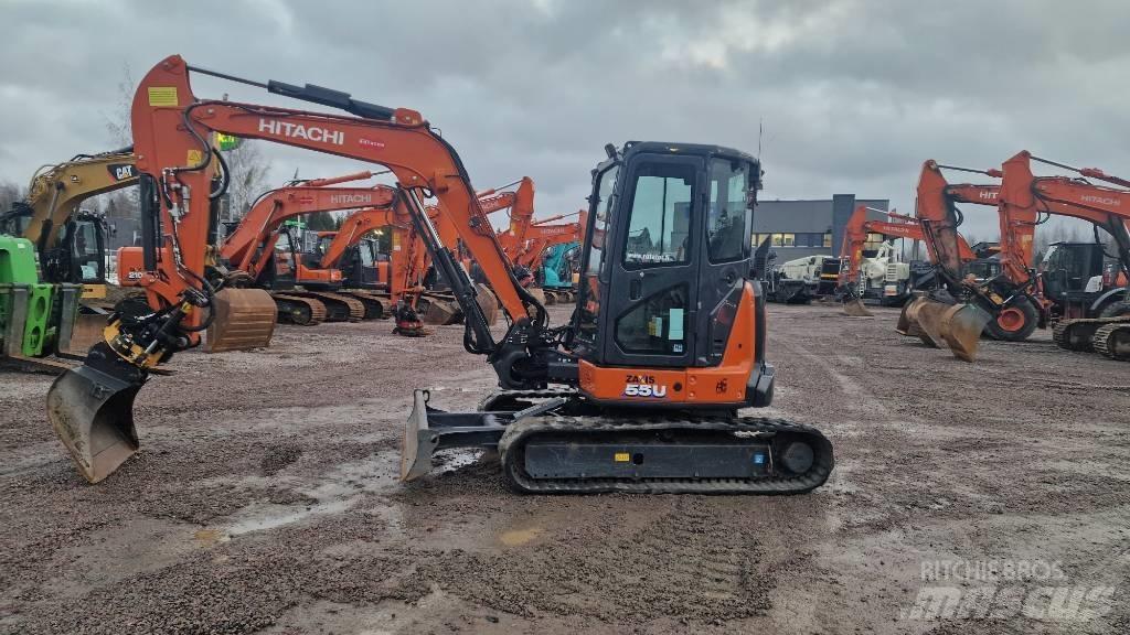Hitachi ZX55-6CLR Mini ekskavatörler, 7 tona dek