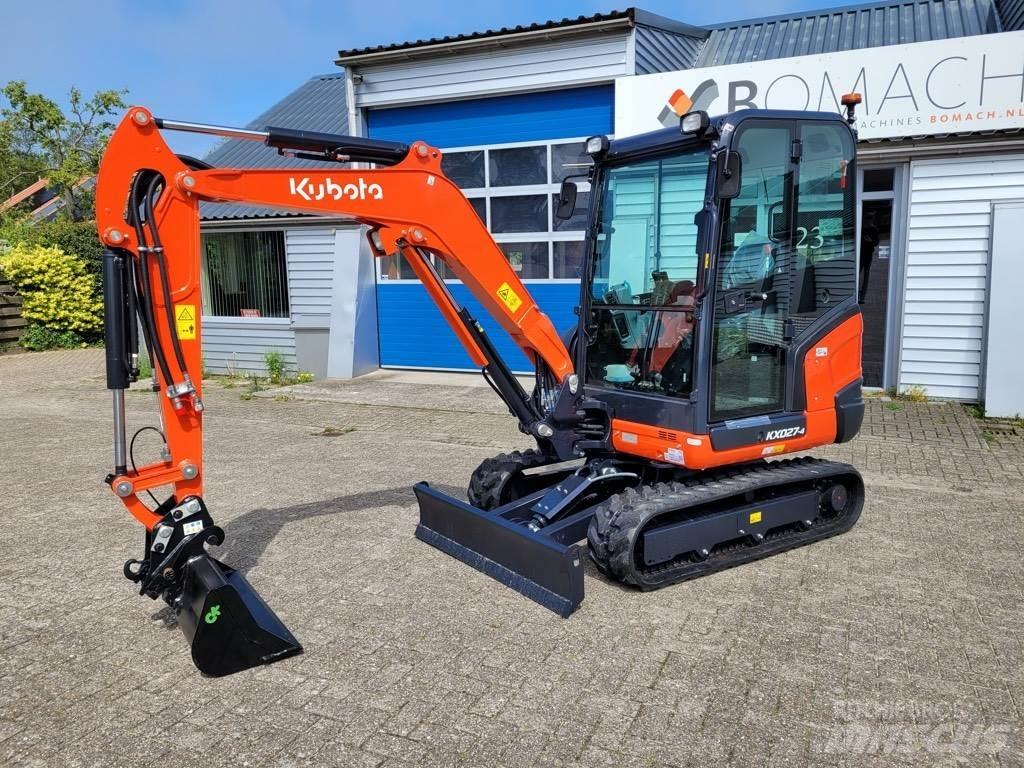 Kubota KX027-4 Mini ekskavatörler, 7 tona dek