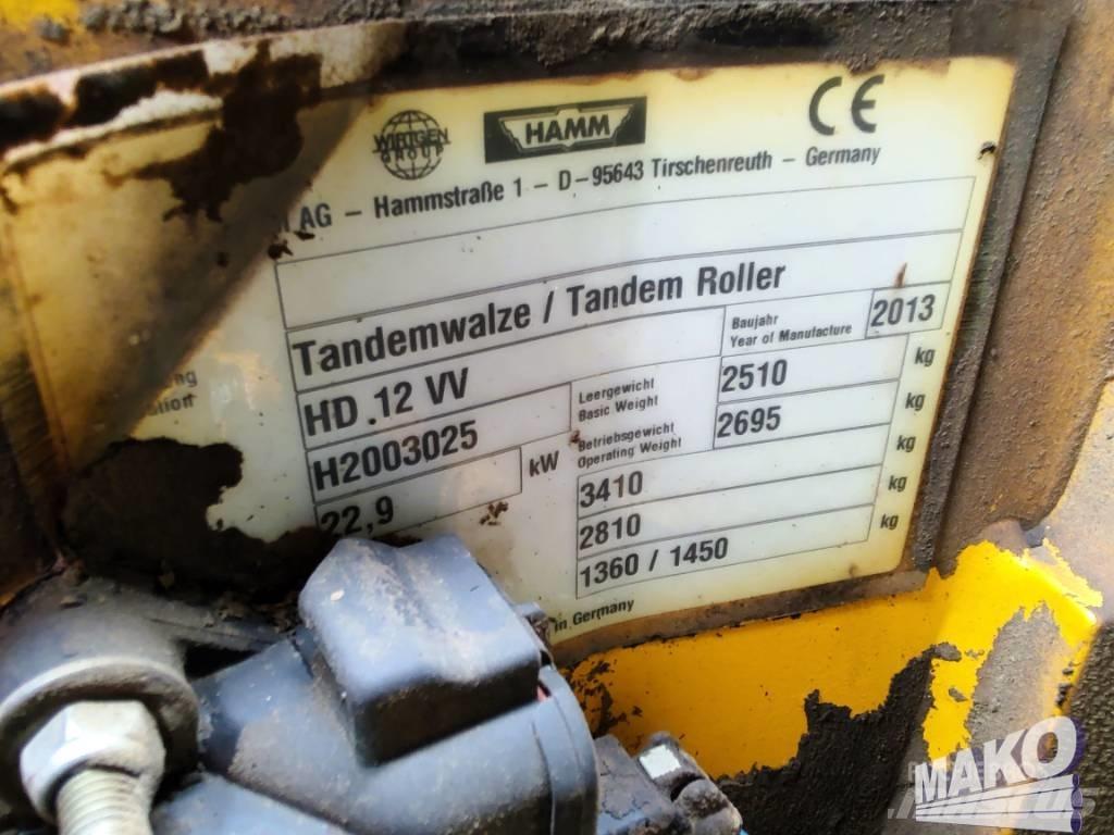 Hamm HD 12 VV Çift tamburlu silindirler