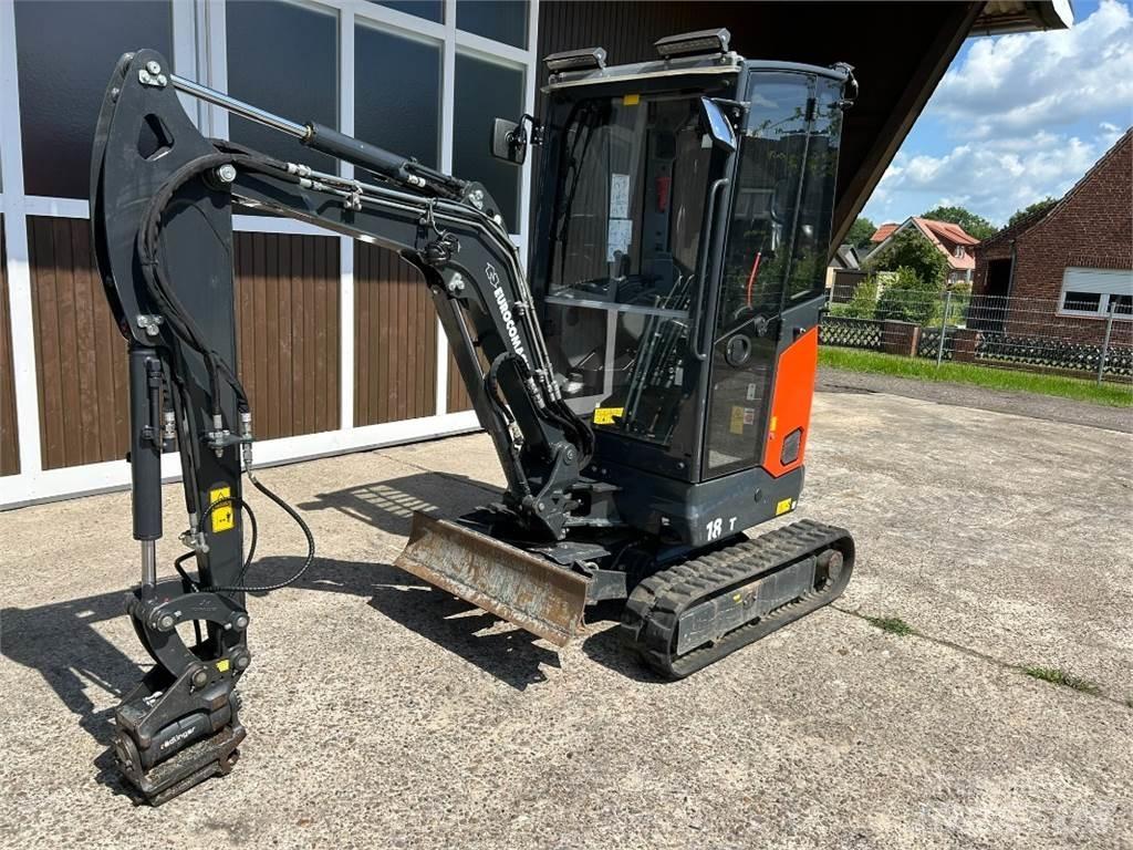 Eurocomach 18ZT Mini ekskavatörler, 7 tona dek