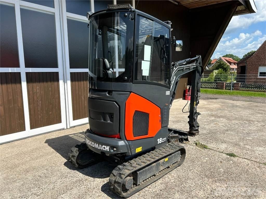 Eurocomach 18ZT Mini ekskavatörler, 7 tona dek