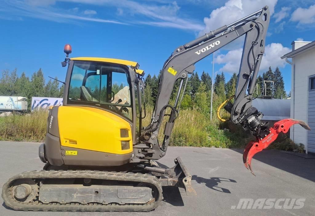 Volvo ECR 50 D Mini ekskavatörler, 7 tona dek