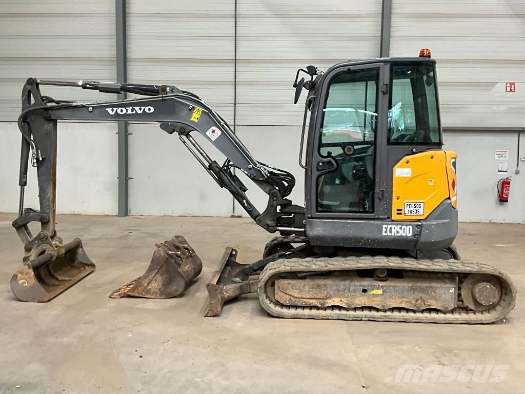 Volvo ECR 50 D Mini ekskavatörler, 7 tona dek