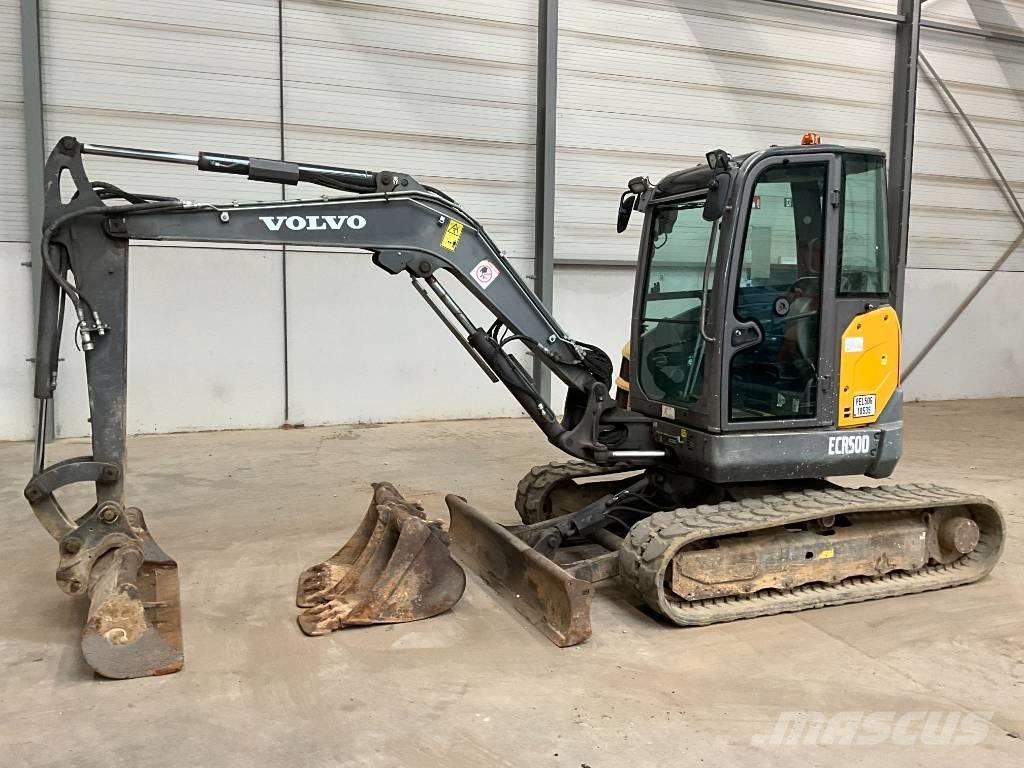 Volvo ECR 50 D Mini ekskavatörler, 7 tona dek