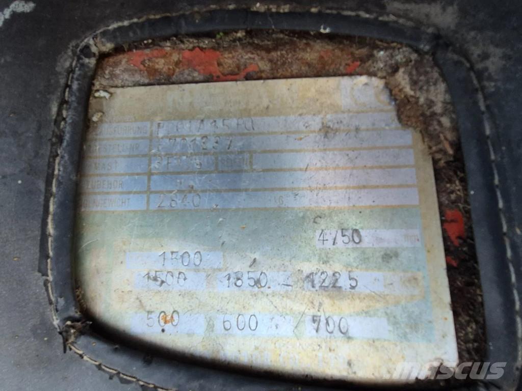 Nissan pd01a15po LPG'li forkliftler