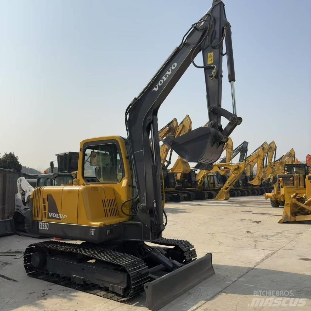 Volvo EC55D Mini ekskavatörler, 7 tona dek
