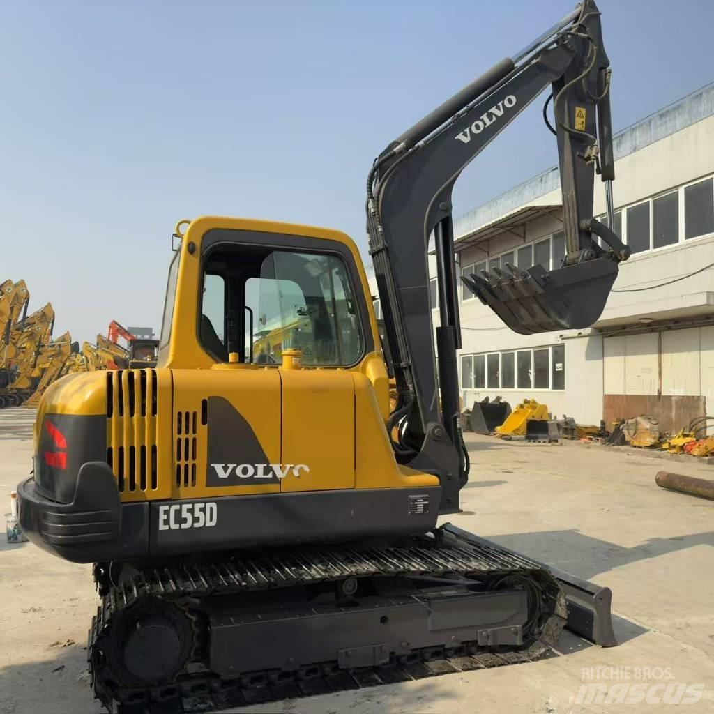 Volvo EC55D Mini ekskavatörler, 7 tona dek
