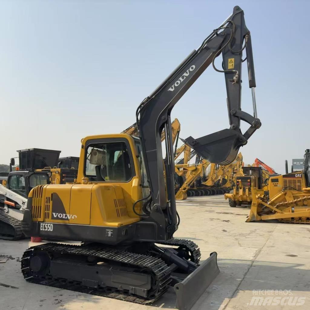 Volvo EC55D Mini ekskavatörler, 7 tona dek
