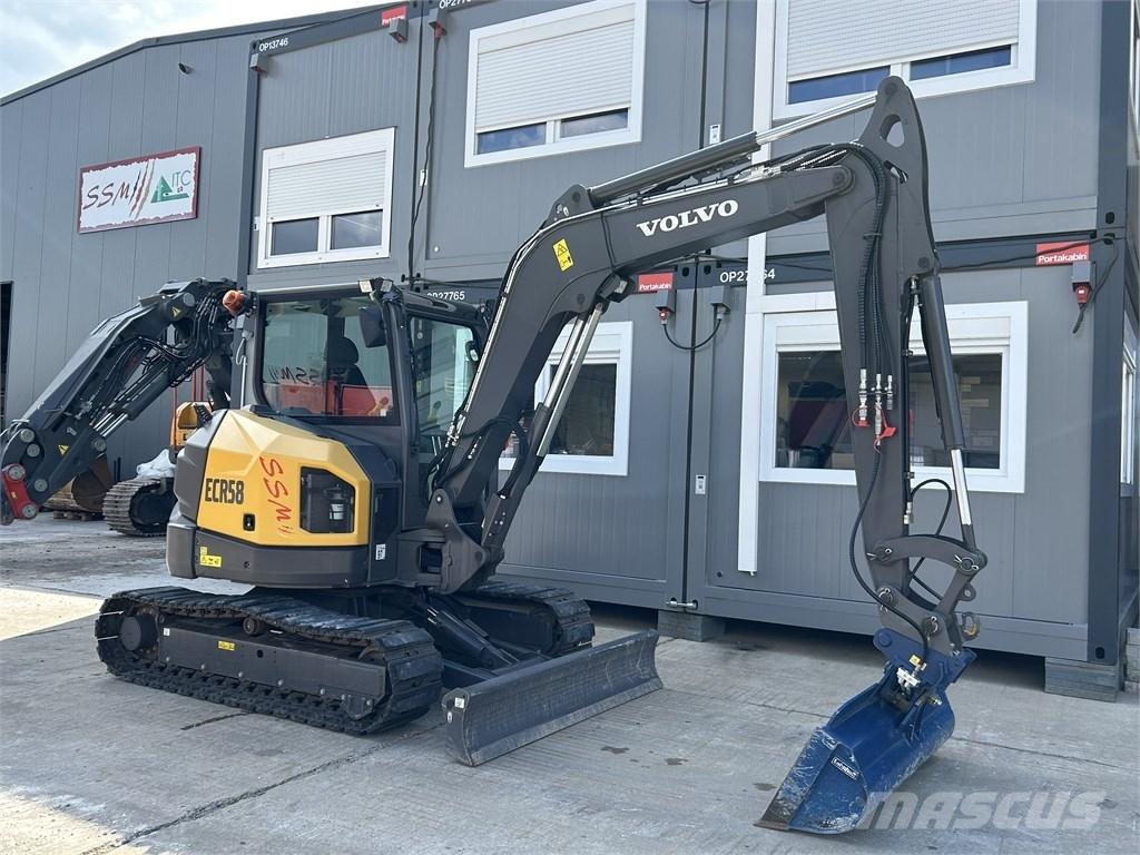 Volvo ECR 58 F Mini ekskavatörler, 7 tona dek