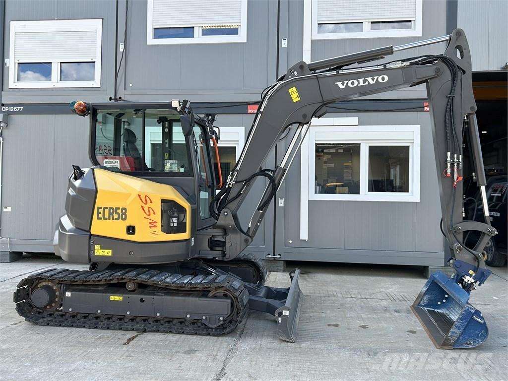 Volvo ECR 58 F Mini ekskavatörler, 7 tona dek