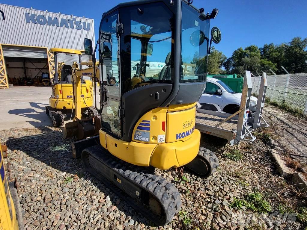 Komatsu PC26MR-5 Mini ekskavatörler, 7 tona dek