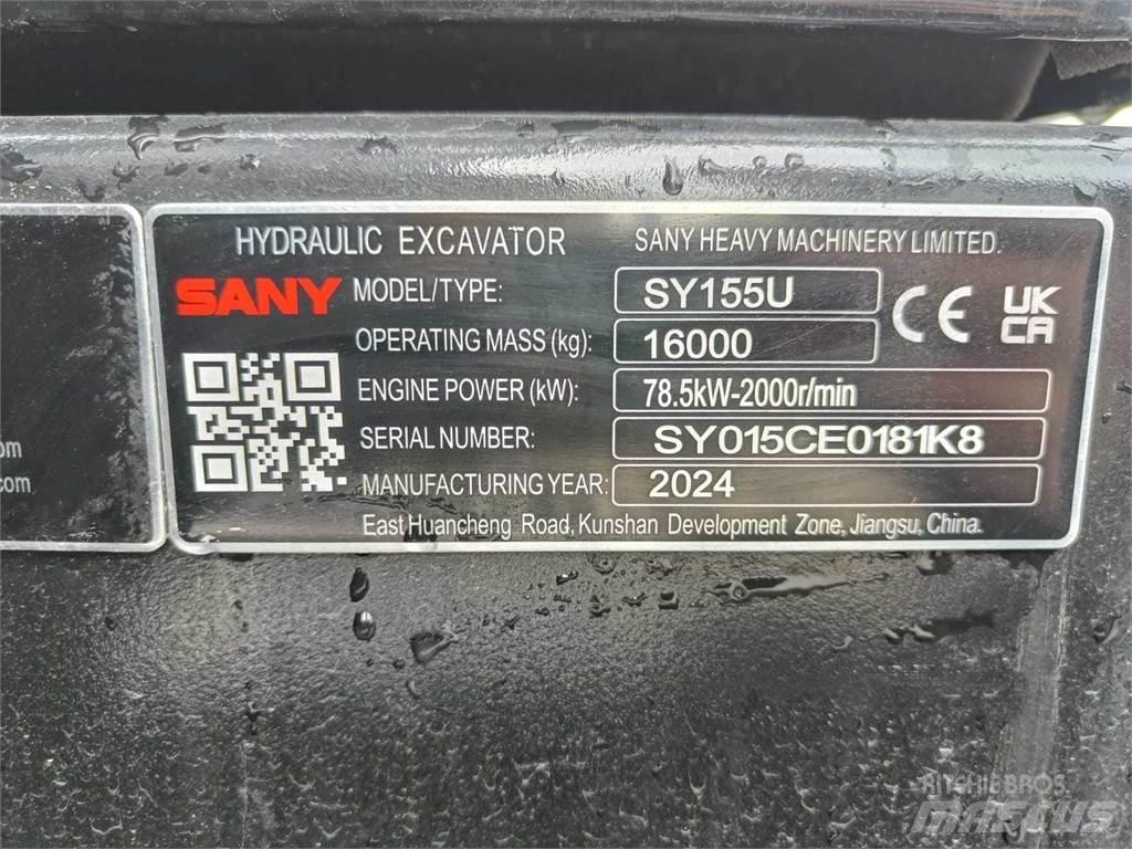 Sany SY155U Paletli ekskavatörler