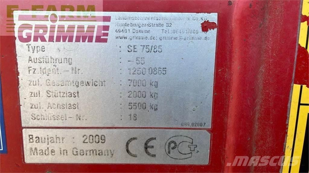 Grimme SE 85-55 Patates hasat makinalari