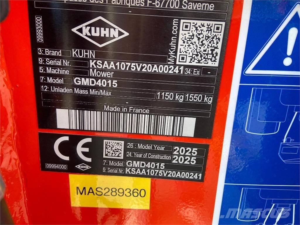 Kuhn GMD4015 Diskli çayir biçme makinasi