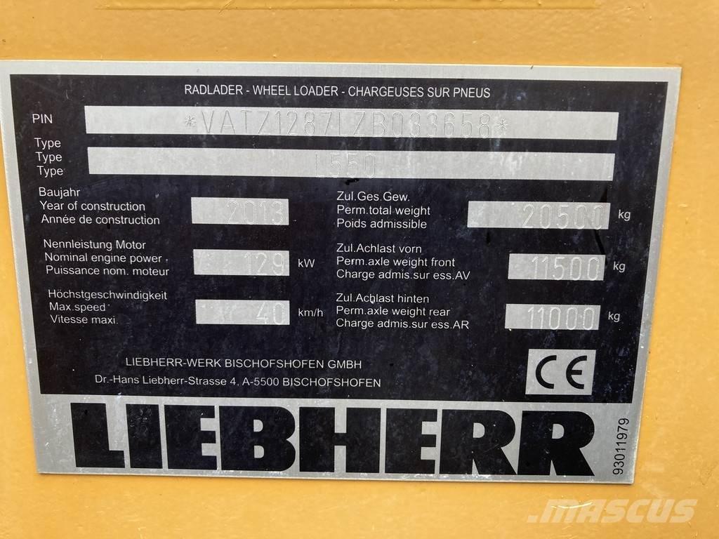 Liebherr L 550 Tekerlekli yükleyiciler