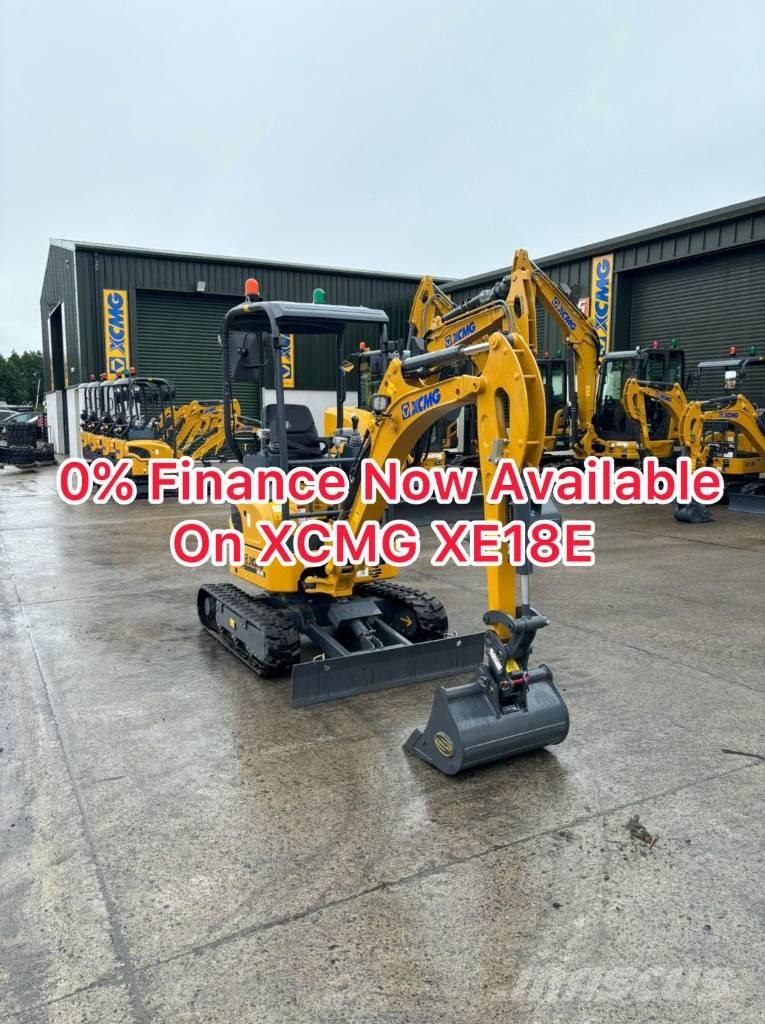 XCMG XE18E Mini ekskavatörler, 7 tona dek