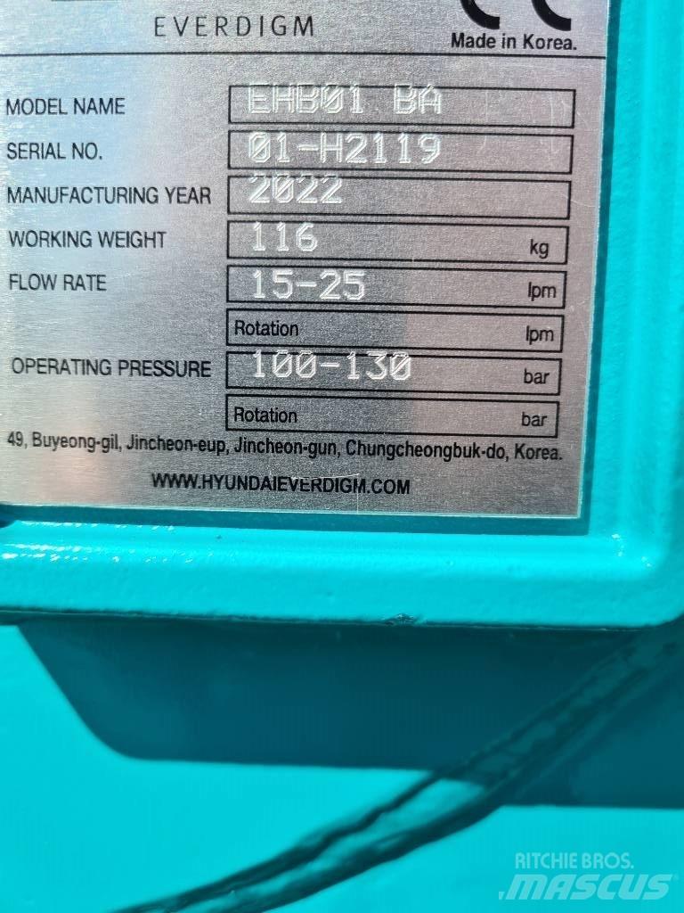 Everdigm EHB01 Hidrolik kırıcılar