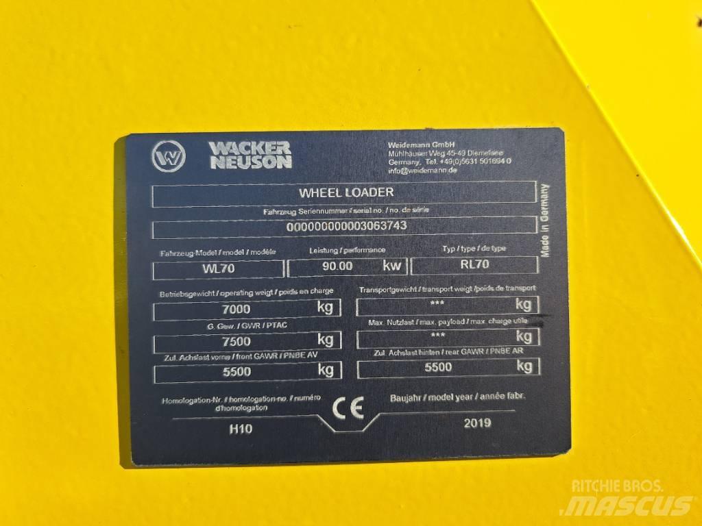 Wacker Neuson WL70 Tekerlekli yükleyiciler