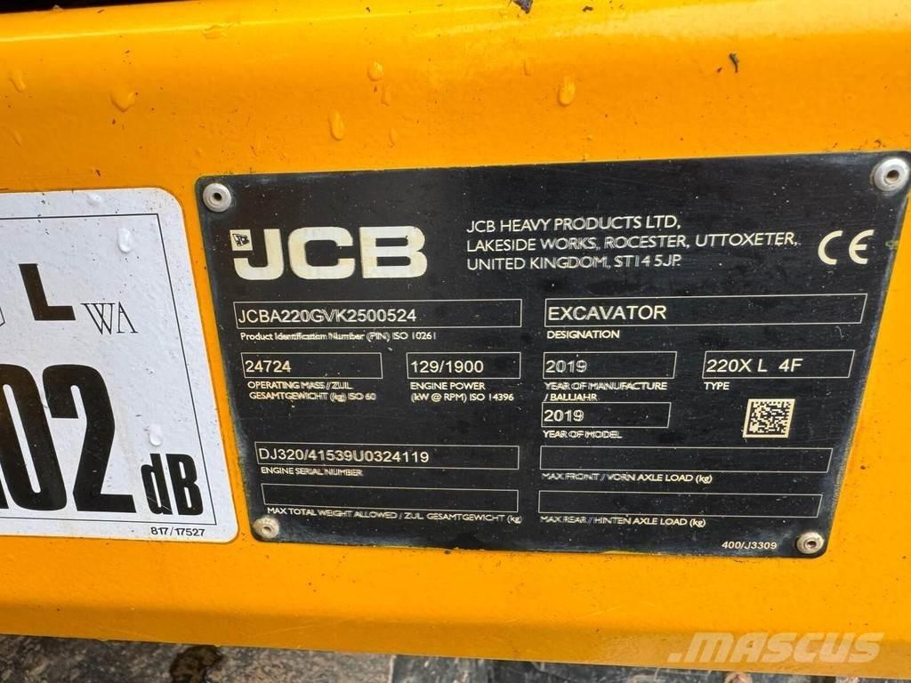 JCB JS220X LC Paletli ekskavatörler