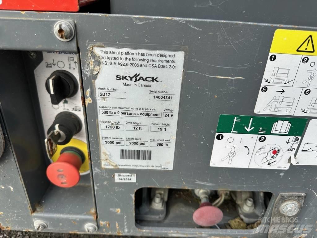 SkyJack SJ 12 Makasli platformlar