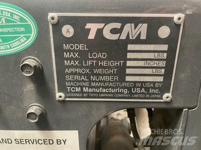 TCM FG15N18T Arazi tipi forklift