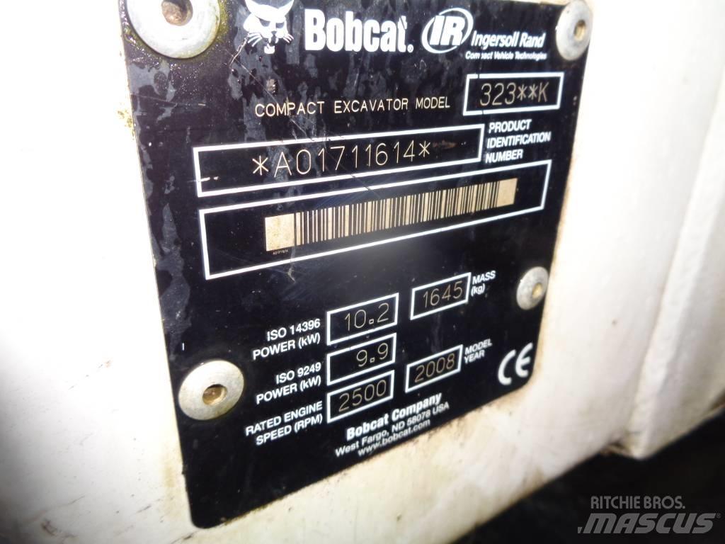 Bobcat 323 Mini ekskavatörler, 7 tona dek