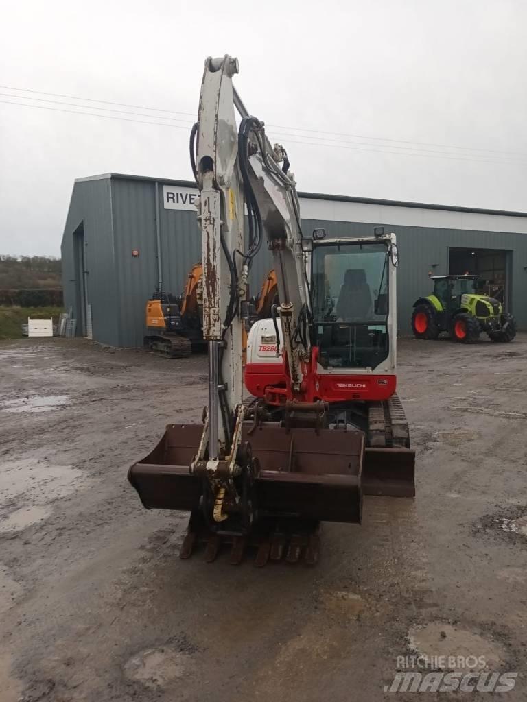 Takeuchi TB 260 Mini ekskavatörler, 7 tona dek