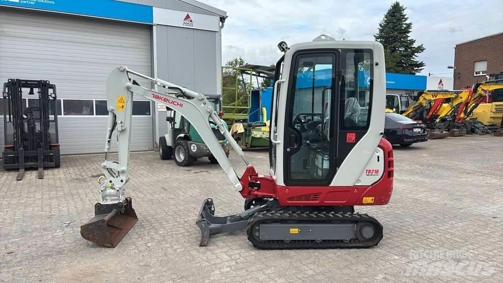 Takeuchi TB216 A Mini ekskavatörler, 7 tona dek