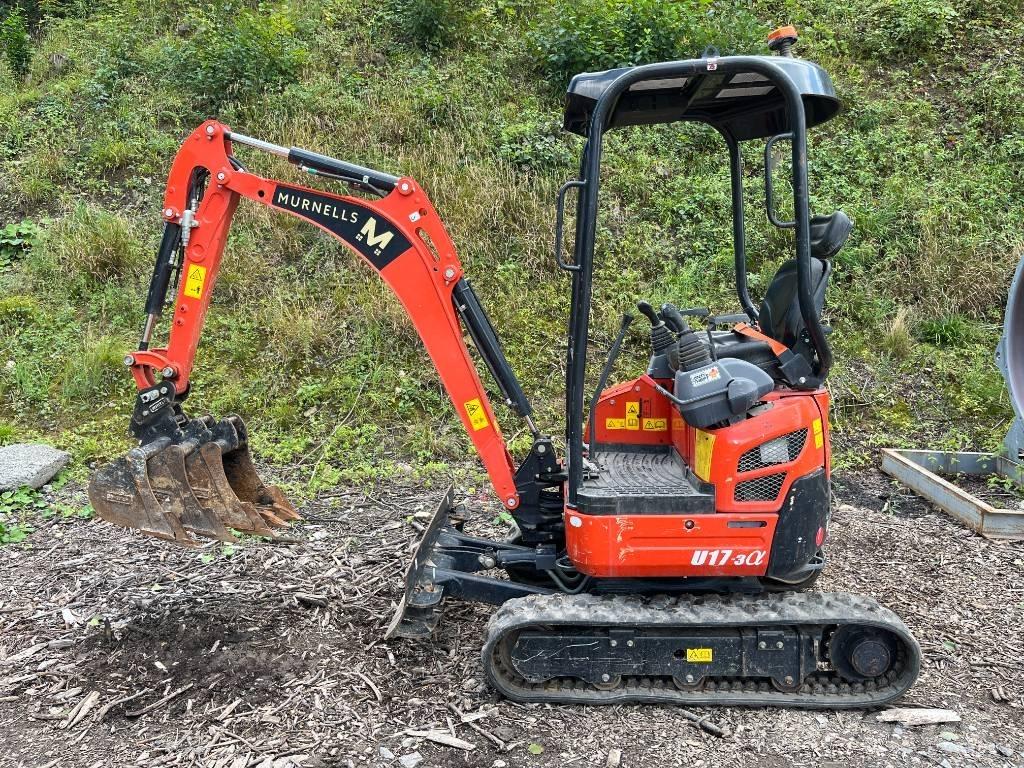 Kubota U 17-3 Mini ekskavatörler, 7 tona dek