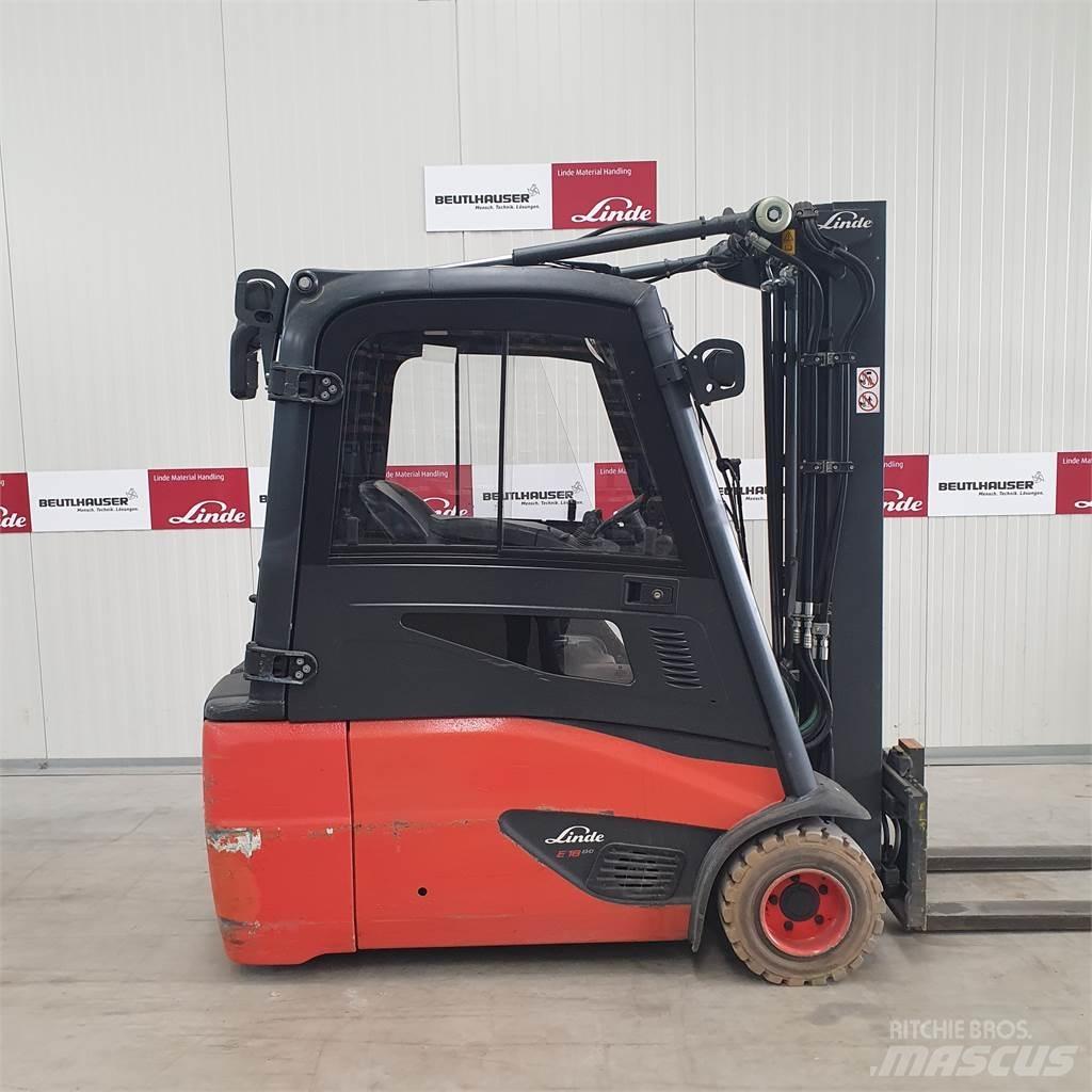 Linde E18L Elektrikli forkliftler