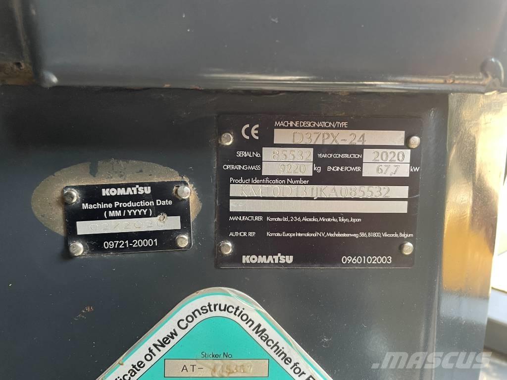 Komatsu D 37 PX-24 Paletli dozerler