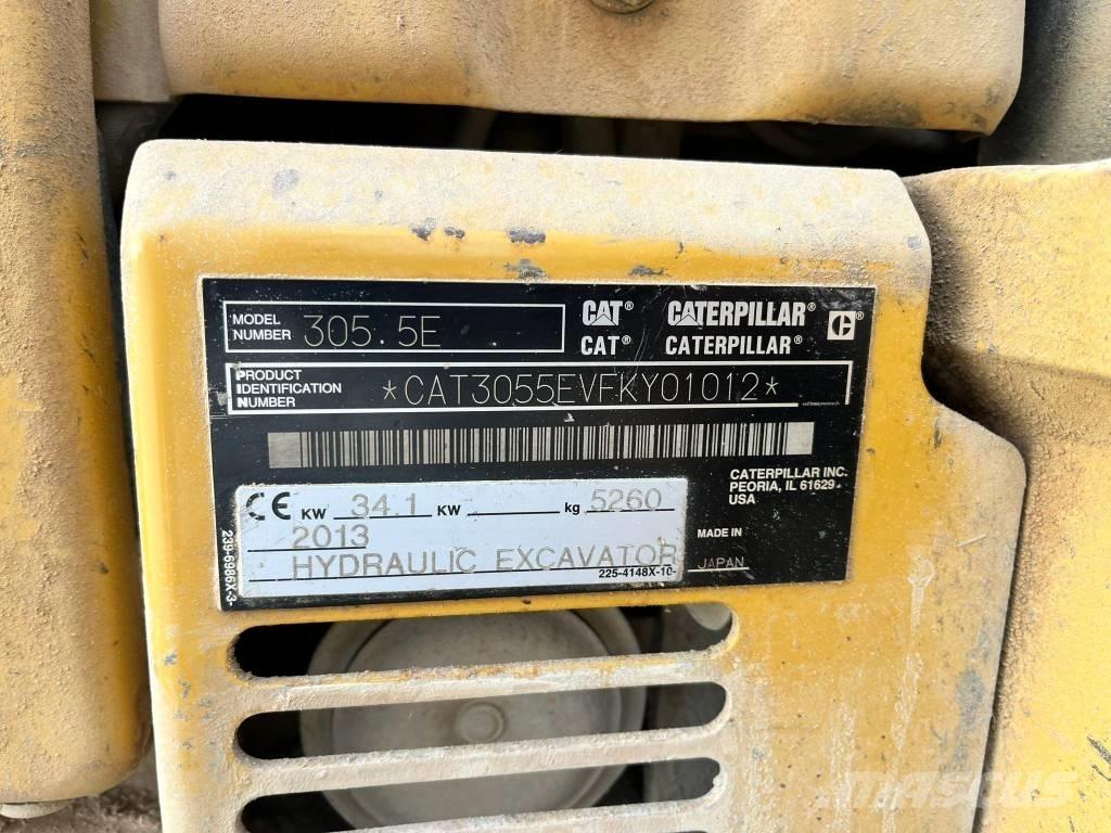 CAT 305.5 Mini ekskavatörler, 7 tona dek