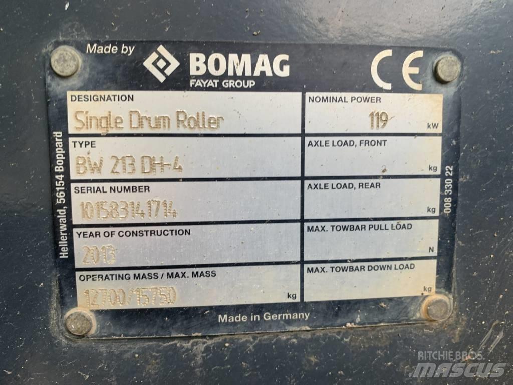 Bomag BW 213 D H-4 Tek tamburlu silindirler
