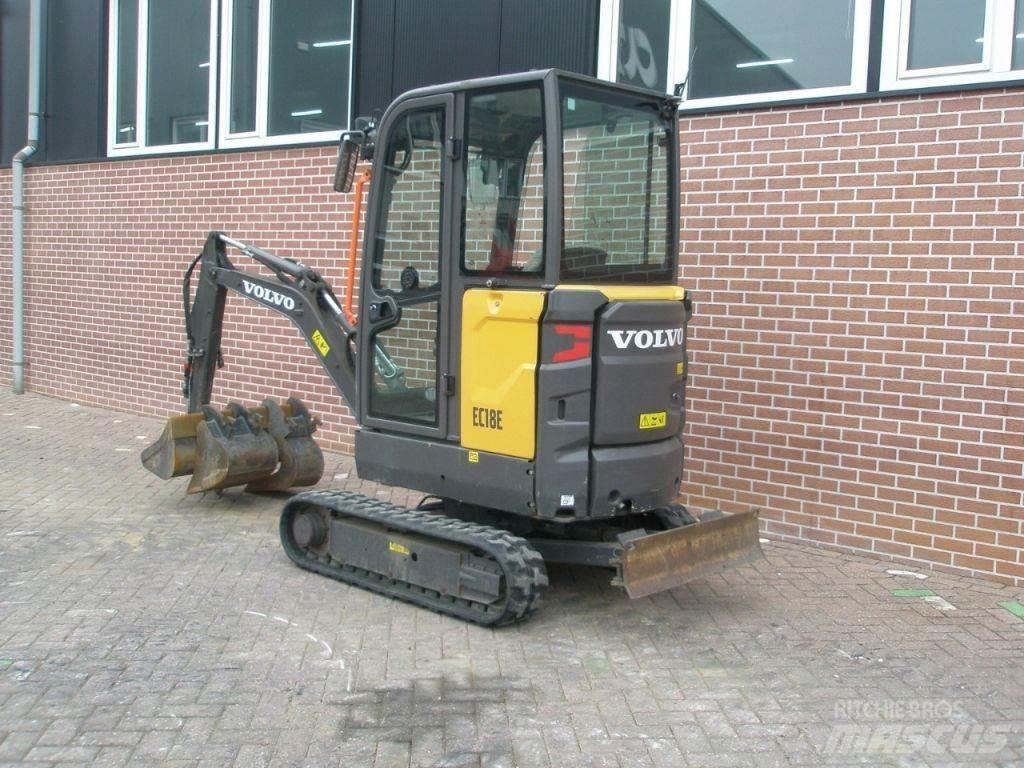 Volvo ECR18E Mini ekskavatörler, 7 tona dek