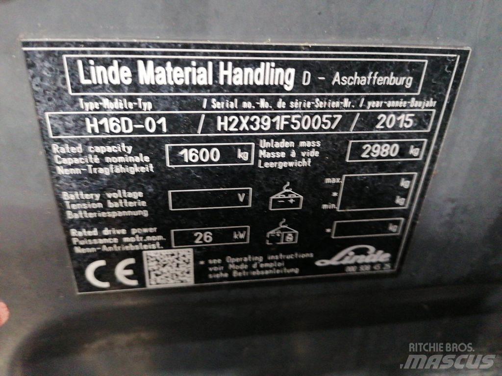 Linde H16D-01 Dizel forkliftler