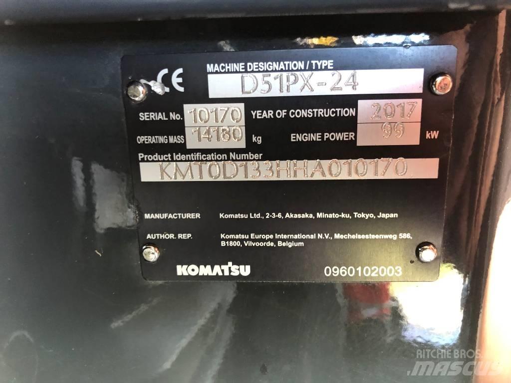 Komatsu D51PX-24 Paletli dozerler